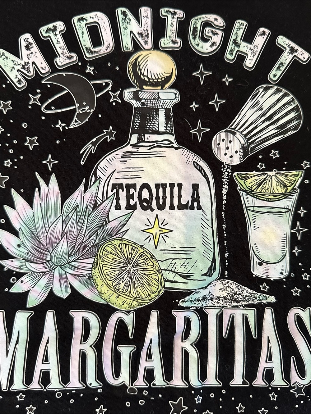 Women’s Midnight Margaritas T-Shirt - Black
